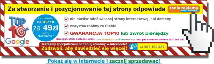 tania reklama w internecie